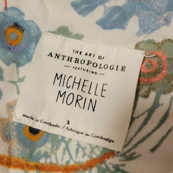 Anthropologie x Michele Morin Set ANIMALIA Zoo Wildlife Print Women's Small Pj's - Picture 10 of 15